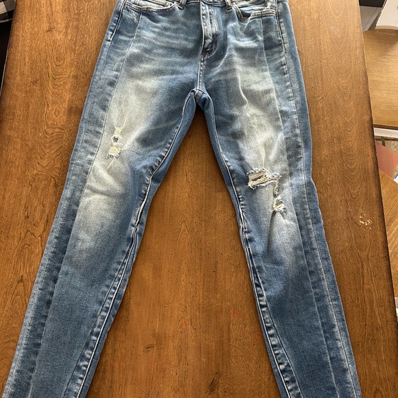 Vervet brand Blue Distressed Jeans - Picture 1 of 4